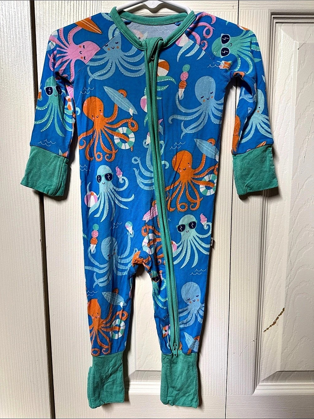 Little Sleepies Octopus Party zippy 3-6m